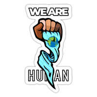 WeAreHuman World Flag Sticker